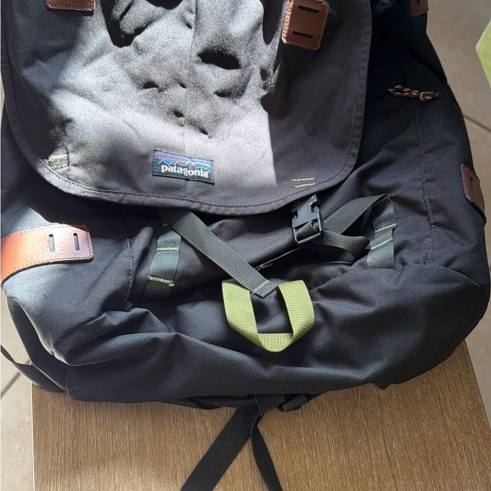 Patagonia Black and Olive Backpack for Men